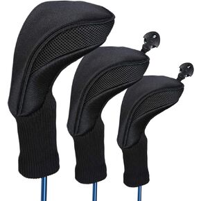3pcs/Set Driver # 1 3 5 Fairway Wood Cover Golf Club Headcover