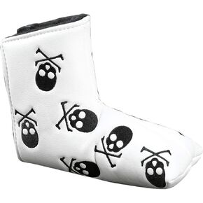 Golf Skull Headcover Putter Cover Blade Head Cover for Most Putters