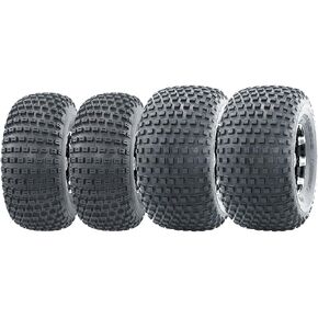 83-87 Suzuki LT125 LT185 Quadrunner Full Set ATV Tires 20x7-8 & 22x11-8 4PR