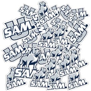 Desert Cactus Samford University Bulldogs Stickers Vinyl Decals Laptop Water Bottle Car Scrapbook T1 (Type 1-1)