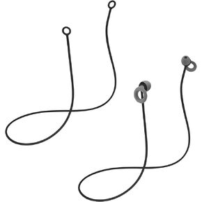 2pcs Earplugs Connector Cord, Silicone Ear Plugs Lanyard Flexible Anti Drop Earplugs Cord for Earplugs with Removable Tips, Preventing Earplugs from Falling