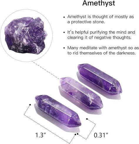 Wholesale Natural Amethyst Crystal Point 10 PCS Hexagonal Healing Reiki Quartz Stones Bulk for Jewelry Making in Saudi Arabia