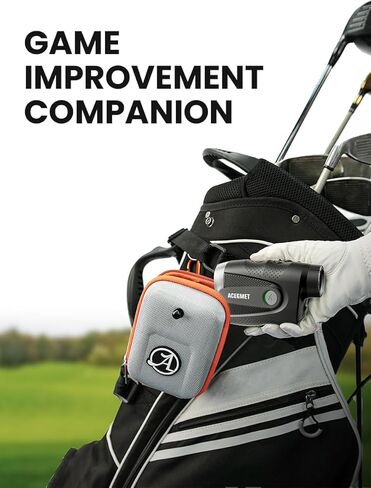 جهاز تحديد نطاق الجولف من ACEGMET مع قياس المنحدر - جهاز تحديد نطاق الجولف بطول 800 ياردة مع اهتزاز قفل الدبوس وتكبير 6X جهاز تحديد نطاق الجولف - قابل لإعادة الشحن، قانوني للبطولات in Kuwait