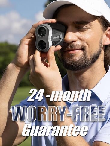 جهاز تحديد نطاق الجولف من ACEGMET مع قياس المنحدر - جهاز تحديد نطاق الجولف بطول 800 ياردة مع اهتزاز قفل الدبوس وتكبير 6X جهاز تحديد نطاق الجولف - قابل لإعادة الشحن، قانوني للبطولات in Kuwait