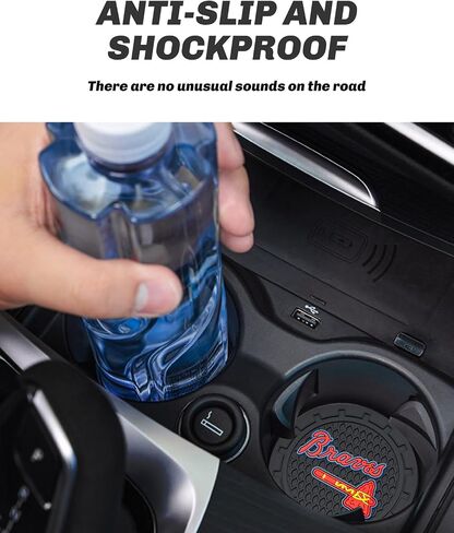 Astros Car Cup Holder Coasters for Baseball Fans,Huston Astros Car Coasters for Car Cup Holder,Baseball Stuffs Huston Astros Car Cup Holder Insert,Souvenir/for Baseball Fans,Car Cup Mat,2.75'' in Saudi Arabia