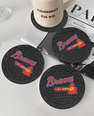 Astros Car Cup Holder Coasters for Baseball Fans,Huston Astros Car Coasters for Car Cup Holder,Baseball Stuffs Huston Astros Car Cup Holder Insert,Souvenir/for Baseball Fans,Car Cup Mat,2.75'' in Saudi Arabia