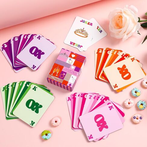 Bachelorette Party Card Game Rainbow Poker Cards Fun Party Deck of Playing Cards Bridal Shower Playing Cards for Fun Girls Nights Bride to Be Gift Bach Party Ideas Birthday Bridal Party Game Supplies in Saudi Arabia