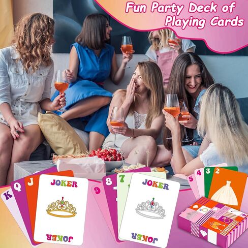 Bachelorette Party Card Game Rainbow Poker Cards Fun Party Deck of Playing Cards Bridal Shower Playing Cards for Fun Girls Nights Bride to Be Gift Bach Party Ideas Birthday Bridal Party Game Supplies in Saudi Arabia