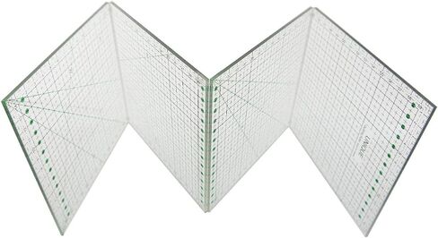 Folding Quilting Ruler 5.9 inch x 23.6 inch, Fold to 5.9 inch x 5.9 inch, Easy to Carry Easy to Storage in Saudi Arabia