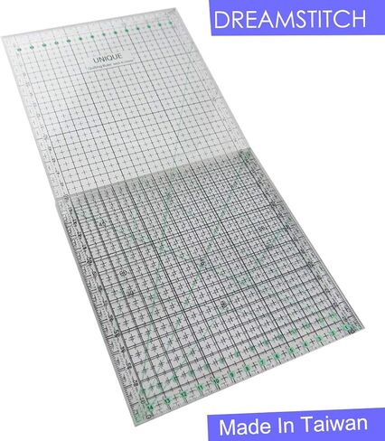 Folding Quilting Ruler 5.9 inch x 23.6 inch, Fold to 5.9 inch x 5.9 inch, Easy to Carry Easy to Storage in Saudi Arabia