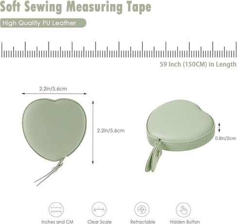 3 عبوات من أشرطة قياس مزدوجة الجوانب قابلة للسحب، بطول 60 بوصة (1.5 متر)، مثالية لقياس نسيج الجسم، والخياطة، والخياطة، والحياكة، والحرف اليدوية، وفقدان الوزن. in Kuwait