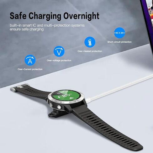 محول AWINNER مكون من قطعتين متوافق مع شاحن ساعة Garmin in Saudi Arabia