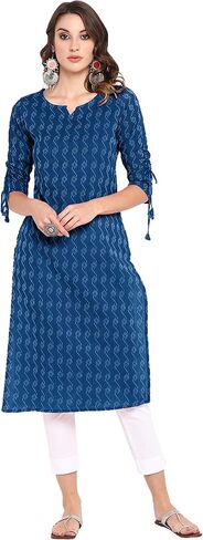 Janasya Mothers Day Gifts Pure Cotton Kurta in Saudi Arabia