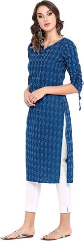 Janasya Mothers Day Gifts Pure Cotton Kurta in Saudi Arabia