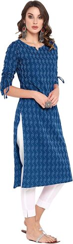 Janasya Mothers Day Gifts Pure Cotton Kurta in Saudi Arabia