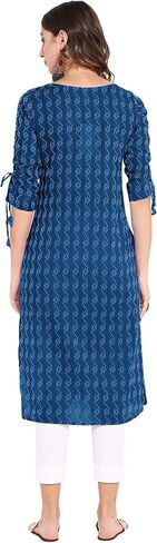 Janasya Mothers Day Gifts Pure Cotton Kurta in Saudi Arabia