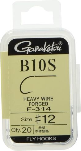 Gamakatsu F314 12882 Fly Hook, B10S, NS Black, Various in Saudi Arabia