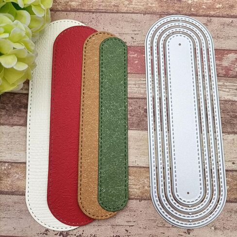 Metal Film Die Cuts Film Strip Banner Tags Ribbon Bookmark Cutting Dies Embossing Stencils Template Mould for Card Making Decoration and DIY Scrapbooking Album in Saudi Arabia