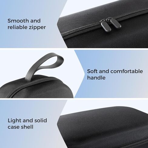CoBak Hard Carrying Case for Meta Quest 3 - Compact Design, Multiple Compartments for Elite Version VR Headset, Controllers and Accessories, Travel with Protection, Gray in Saudi Arabia