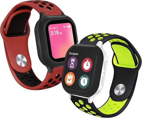 NewJourney Compatible with Gabb Watch 3/2/1 & Gizmo Watch 3/2/1, Breathable Soft Silicone Sport Wrist Strap for Boys Girls in Saudi Arabia
