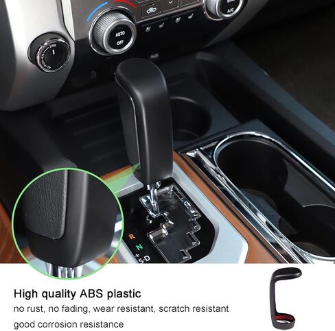 LLKUANG Center Console Gear Shift Head Cover Trim FIt for Toyota Tundra 2014-2021 Car Accessories (Carbon Fiber Pattern) in Saudi Arabia