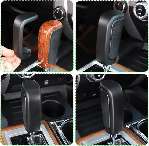LLKUANG Center Console Gear Shift Head Cover Trim FIt for Toyota Tundra 2014-2021 Car Accessories (Carbon Fiber Pattern) in Saudi Arabia