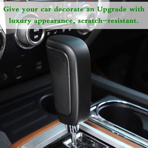 LLKUANG Center Console Gear Shift Head Cover Trim FIt for Toyota Tundra 2014-2021 Car Accessories (Carbon Fiber Pattern) in Saudi Arabia