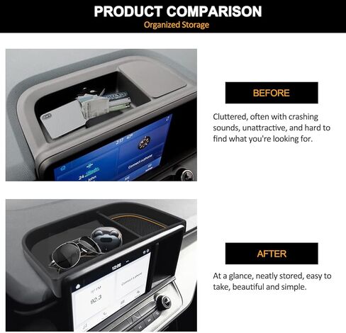 لعام 2024 فورد مافريك منظم وحدة التحكم المركزية لعام 2024 2023 2022 فورد مافريك مسند الذراع صندوق تخزين معلق 2024 فورد مافريك مسند الذراع صينية 2 قطعة in Kuwait