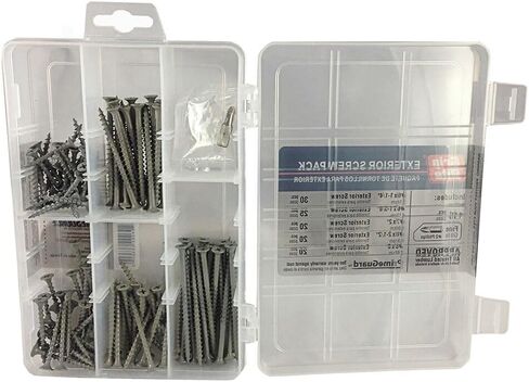 براغي Grip-Rite MPPG10 PrimeGuard المتنوعة من الخشب إلى الخشب، حزمة متعددة، تتضمن فيليبس رقم 2 مجانًا، 115 قطعة in Kuwait