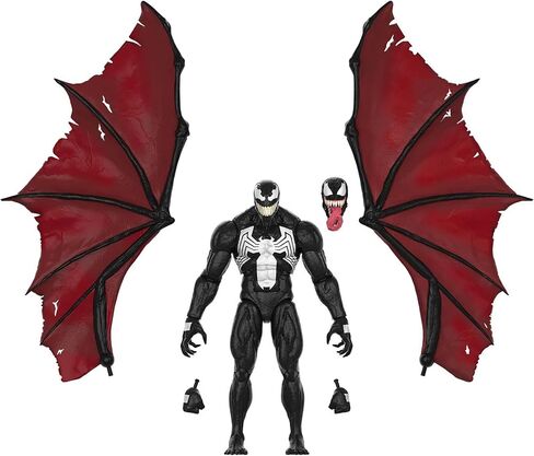 الذكرى السنوية الستين لسلسلة Marvel Legends، Knull and Venom 2-Pack King باللون الأسود مقاس 6 بوصات، 5 ملحقات in Kuwait