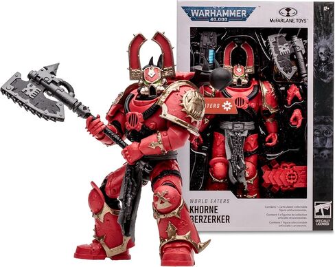 ماكفارلين - Warhammer 40K - World Eaters - شخصية عمل Khorne Berzerker مقاس 7 بوصات in Saudi Arabia