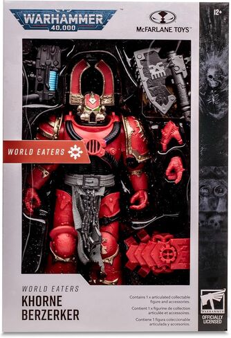 ماكفارلين - Warhammer 40K - World Eaters - شخصية عمل Khorne Berzerker مقاس 7 بوصات in Saudi Arabia