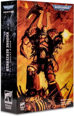 ماكفارلين - Warhammer 40K - World Eaters - شخصية عمل Khorne Berzerker مقاس 7 بوصات in Saudi Arabia