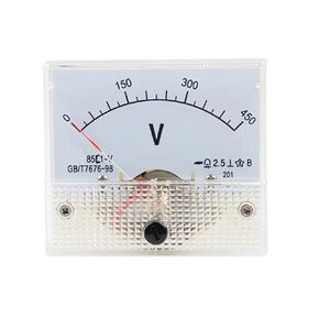 85C1 85C1-V DC لوحة التناظرية فولتميتر AMMET AMP Volt Meter Gauge 1-500V/ V 1PCS (1V) in Saudi Arabia