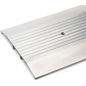 7" Wide x 1/2" Heavy Duty Corrugated Aluminum Threshold Made in USA (3 FT (36") Long) in Saudi Arabia