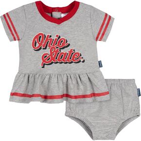 Gerber Girls 'Infant-2 Piece Toddler NCAA College Team Team Dress and Bloomer Set ، Infant-Ohio State Buckeyes in Saudi Arabia