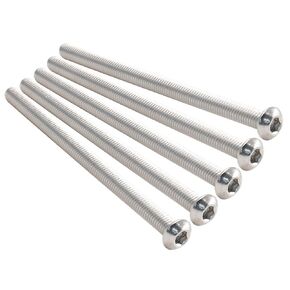 12 Pcs M6 x 60mm Button Head Socket Cap Bolts Screws, 304 Stainless Steel Button Head Socket Cap Metric Screws Bolts in Kuwait
