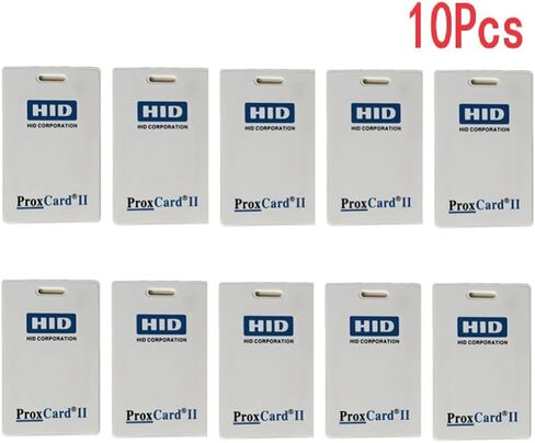 10Pcs 125kHz 26 Bit Proximity Clamshell Weigand Prox Swipe Cards for Majority of Keyless Entry Access Control Systems in Saudi Arabia