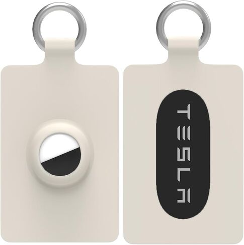 حامل بطاقة المفاتيح مع فتحة Airtag لـ Tesla ، حامل مفتاح البطاقة الناعمة السيليكون لـ Tesla Moder in Kuwait