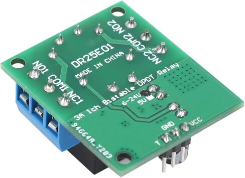 DPDT Relay Module, Module Board with Power Indicator, Double Pole Double Throw Self Locking Bistable Relay Board(DC6-24V) in Saudi Arabia