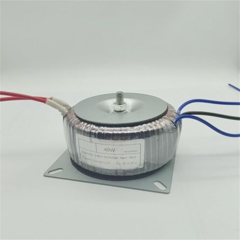 1PCS Pure Copper 50W INPUT 110V 220V OUTPUT 12V 18V 24V 36V 45V 55VTOROIDAL TRANSPLIER لمضخم الصوت (18V-0-18V ، الإدخال 110V) in Saudi Arabia