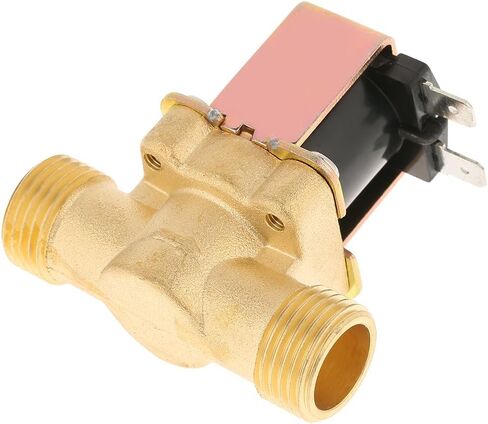 Keenso Electric Solenoid Valve, Brass, 1/2 inch, DC 12V, Normally Closed, for Intelligent Drinking Fountains, Water Heaters, Straight Drinking Machines in Saudi Arabia