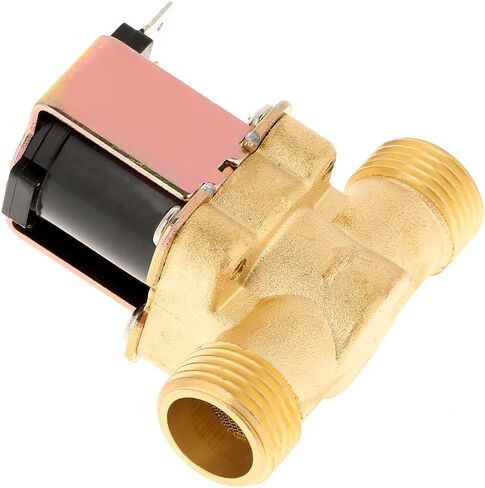 Keenso Electric Solenoid Valve, Brass, 1/2 inch, DC 12V, Normally Closed, for Intelligent Drinking Fountains, Water Heaters, Straight Drinking Machines in Saudi Arabia