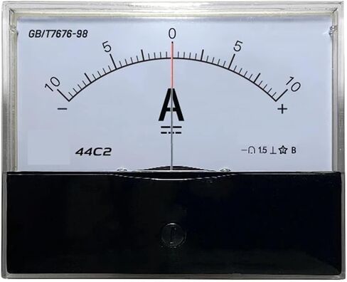 44C2 DC مقياس الذروة الإيجابي والسلبي لميليامير ميليمتر ± 25UA 50MA 5A 10A أداة 1PCs (DC -50MA إلى 50MA) in Saudi Arabia