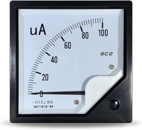 6C2 DC Milliammeter 1ma 500ma Pointer Microammeter 100ua 200ua 300ua Ammeter Dc758 1Pcs(DC 200mA) in Saudi Arabia
