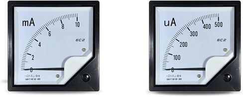 6C2 DC Milliammeter 1ma 500ma Pointer Microammeter 100ua 200ua 300ua Ammeter Dc758 1Pcs(DC 200mA) in Saudi Arabia