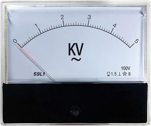 59l1 Ac High Voltage Voltmeter 100v 5kv 10kv 12kv 25kv KV Meter 100 * 120mm 1Pcs(AC 10kV 100V) in Saudi Arabia