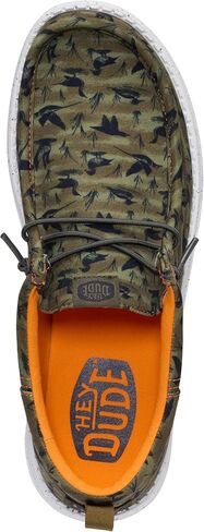 HEYDUDE Men’s Wally Funk Duck Print Slip-On Loafers | Lightweight, Comfortable Casual Shoes in Saudi Arabia