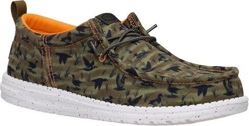 HEYDUDE Men’s Wally Funk Duck Print Slip-On Loafers | Lightweight, Comfortable Casual Shoes in Saudi Arabia
