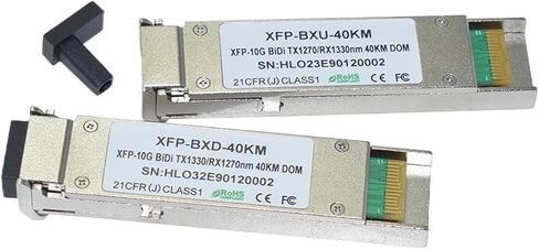 10GBASE واحد الألياف الأساسية 10G WDM 1270NM/1330NM 40KM DOM XFP LC in Saudi Arabia